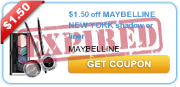$1.50 off MAYBELLINE NEW YORK shadow or liner