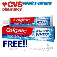 Wow FREE Colgate Toothpaste At CVS!!(06/04/17-06/10/17)