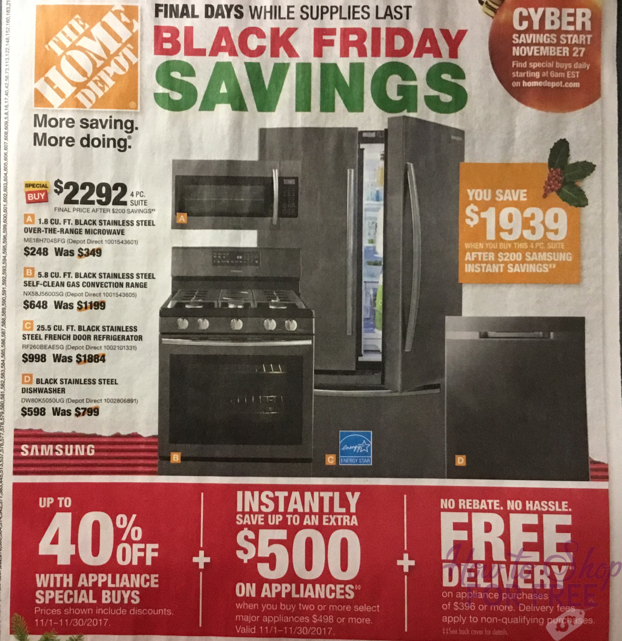 Home Depot Black Black Friday Ad Scan