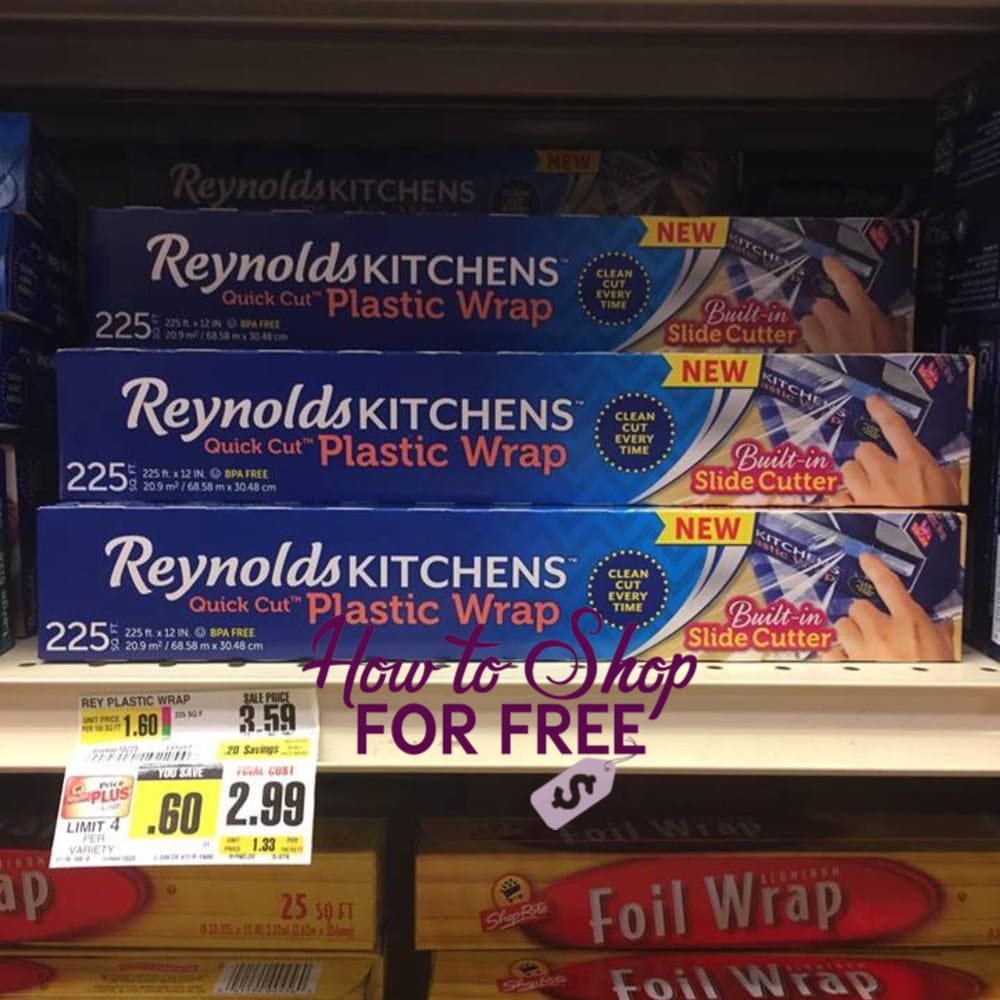 Pay ONLY $0.99 for Reynolds Kitchen Quick Cut Plastic Wrap with