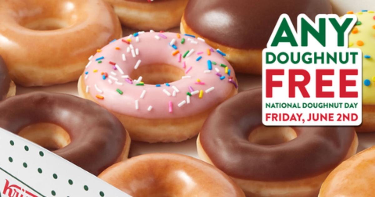 FREE Donuts For National Donut Day At Krispy Kreme! How to Shop For Free